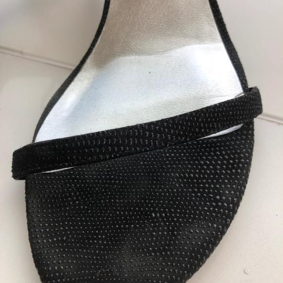 Stuart Weitzman elegant black suede with details sandals in great condition - Picture 9 of 9